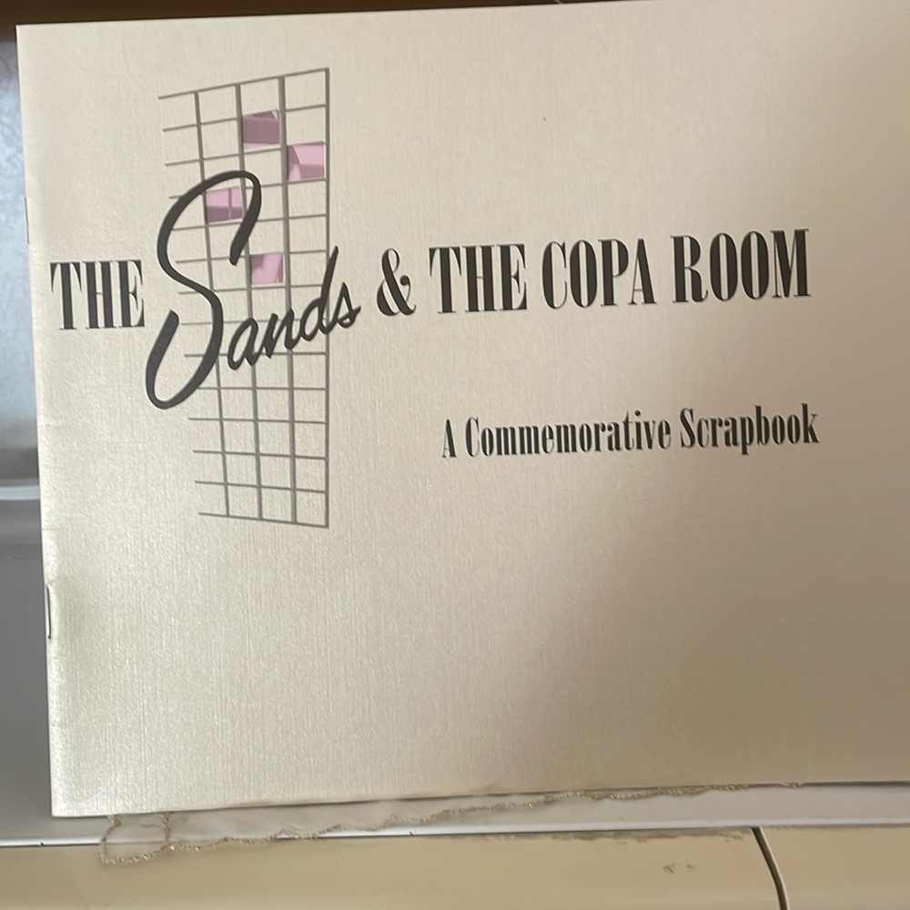 The Sands &the Copa Room Commemorative Scrapebook celebrates legendary Cooa Room